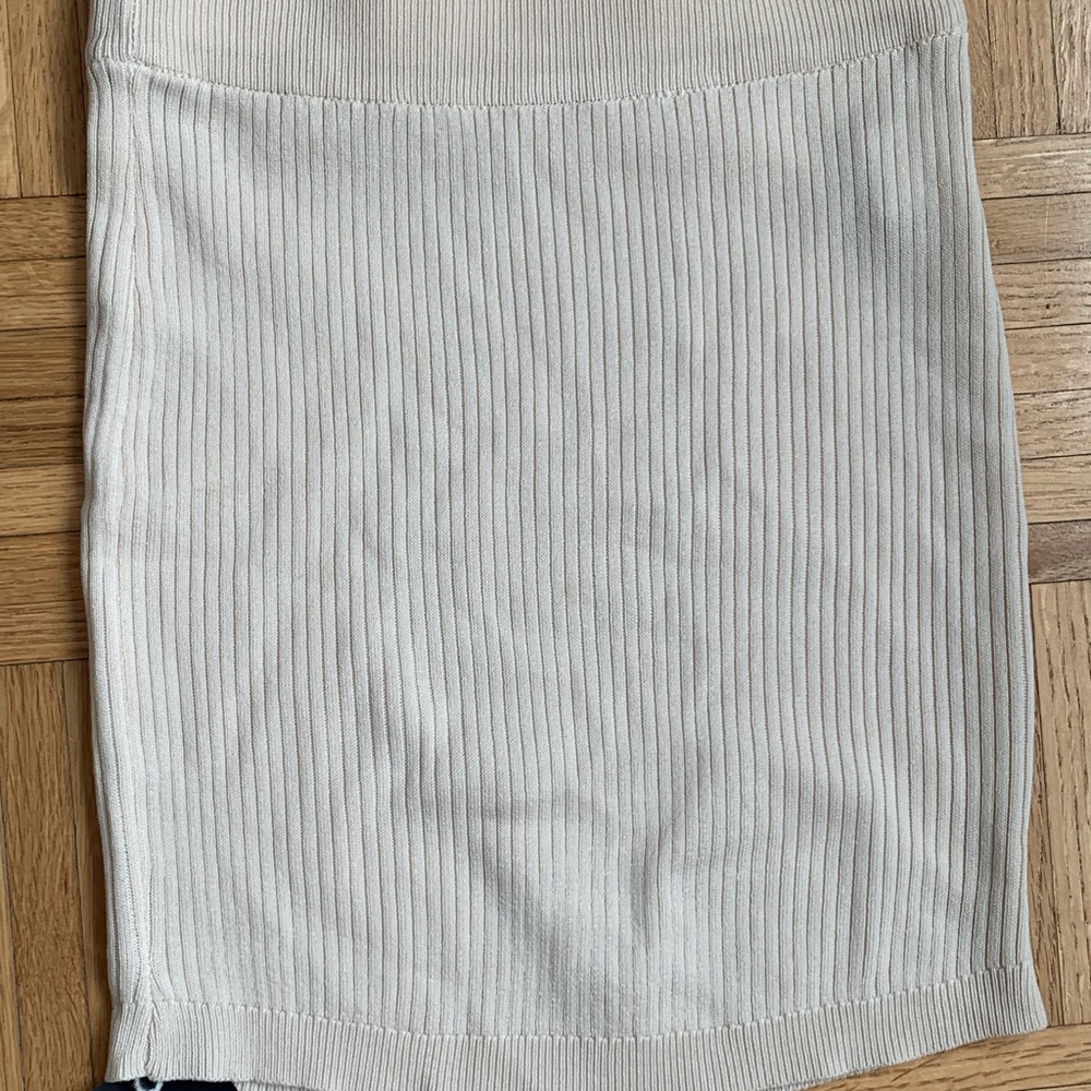 STORETS Beige Mini Skirt
